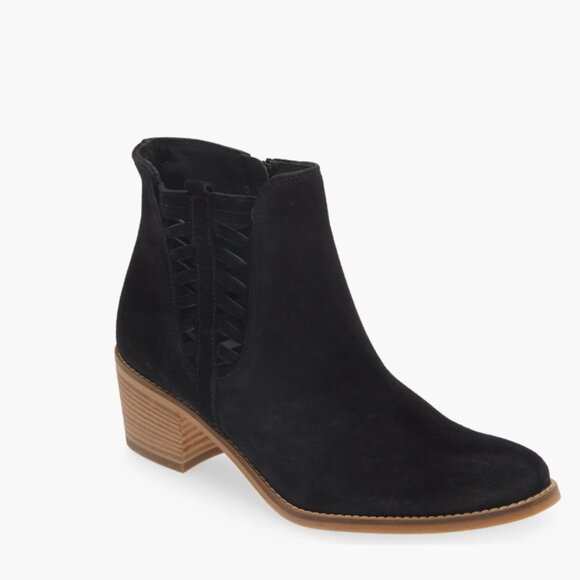 new Paul Green Vienna Chelsea Boot (Women) black soft suede (251) - Picture 1 of 13